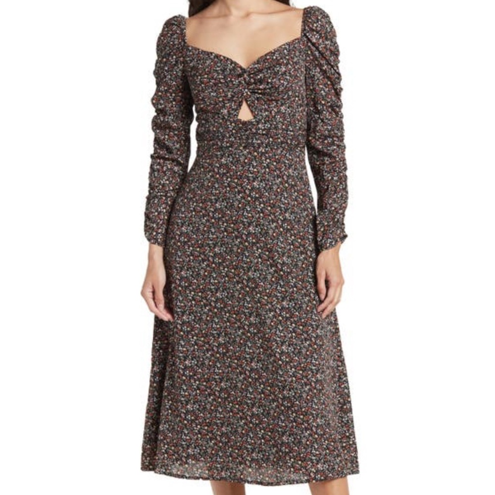 NWT ASTR The Label Twist Front Dress, XL